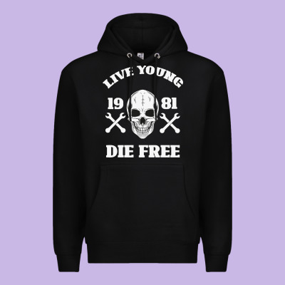 Live Young Die Free Premium Hoodie Designed By Bettercallsaul