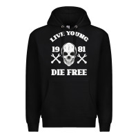 Black Live Young Die Free Premium Hoodie - Bettercallsaul