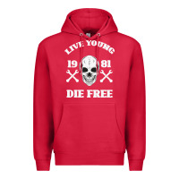Cardinal Live Young Die Free Premium Hoodie - Bettercallsaul