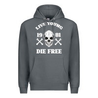 Rock Live Young Die Free Premium Hoodie - Bettercallsaul