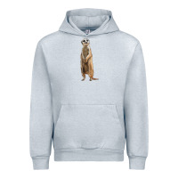 Heather Grey Meerkat Urban Hoodie - LillyAllenDesigns