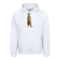 White Meerkat Urban Hoodie - LillyAllenDesigns