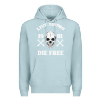 Blue Mist Live Young Die Free Premium Hoodie - Bettercallsaul