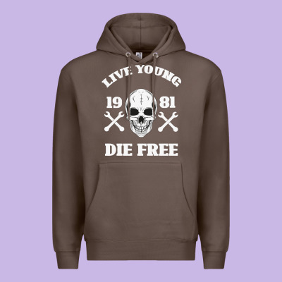 Live Young Die Free Premium Hoodie Designed By Bettercallsaul