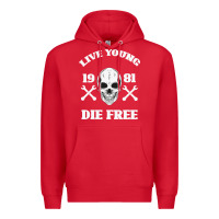 Red Live Young Die Free Premium Hoodie - Bettercallsaul