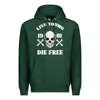 Sports Green Live Young Die Free Premium Hoodie - Bettercallsaul