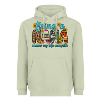 Matcha being a nana makes my life complete Heavyweight Hoodie - Zillion Design Studio