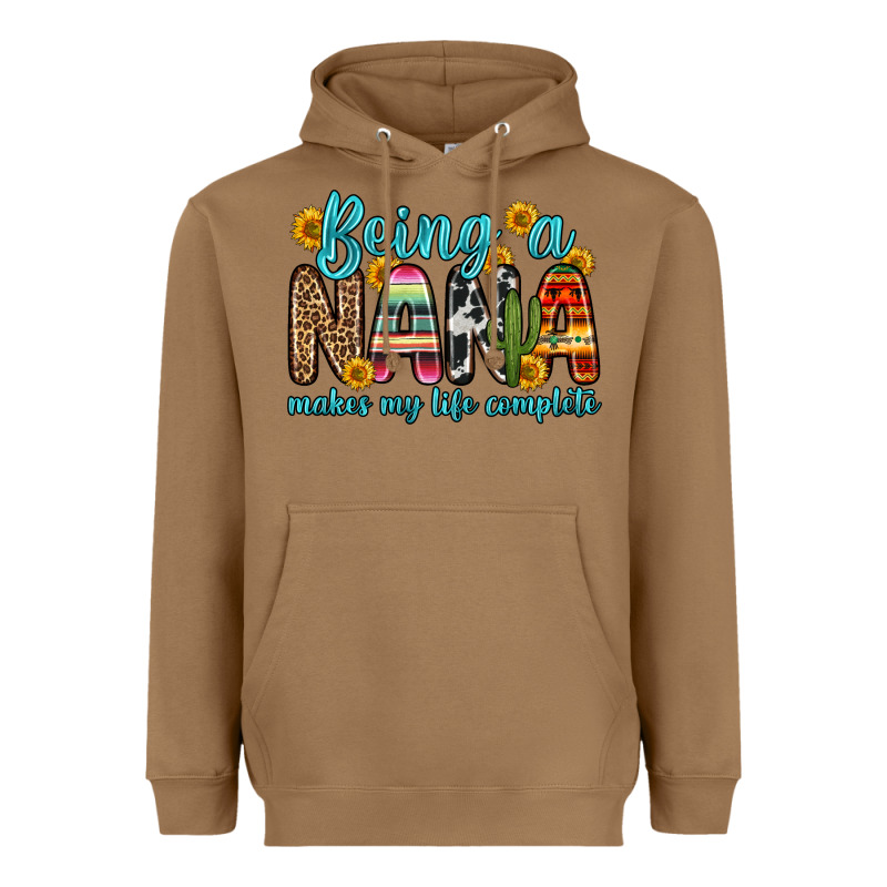 Being A Nana Makes My Life Complete Heavyweight Hoodie by Zillion Design Studio | Teevron