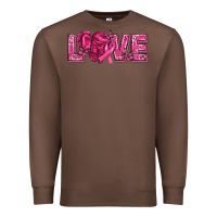Chestnut Breast Cancer Love Premium Sweatshirt - texasbilliewilder