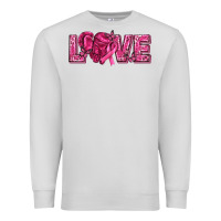 Dove Grey Breast Cancer Love Premium Sweatshirt - texasbilliewilder