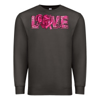Smoke Breast Cancer Love Premium Sweatshirt - texasbilliewilder
