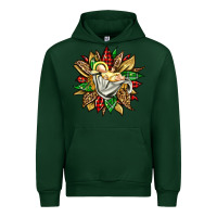 Forest Green christmas baby jesus sunflower Urban Hoodie - Jasminsmagicworld