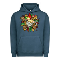Pigment Midnight Navy christmas baby jesus sunflower Urban Hoodie - Jasminsmagicworld