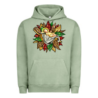 Pigment Oil Green christmas baby jesus sunflower Urban Hoodie - Jasminsmagicworld