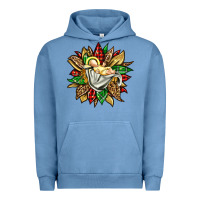 Pigment Pebble Blue christmas baby jesus sunflower Urban Hoodie - Jasminsmagicworld