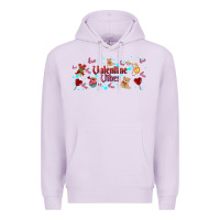 Lilac love vibes and valentines Premium Hoodie - AdoDesignShop