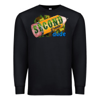 Black second grade dude Premium Sweatshirt - RanaPortraitStore
