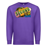 Purple second grade dude Premium Sweatshirt - RanaPortraitStore