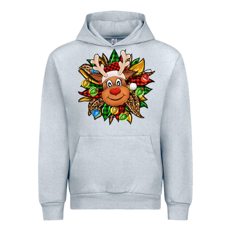 Christmas Reindeer Sunflower Urban Hoodie by Jasminsmagicworld | Teevron