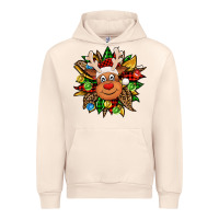 Sandshell Christmas reindeer sunflower Urban Hoodie - Jasminsmagicworld