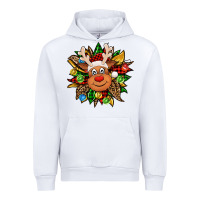 White Christmas reindeer sunflower Urban Hoodie - Jasminsmagicworld