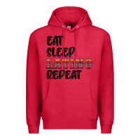 Cardinal eat sleep latino repeat Premium Hoodie - BundleAndBundleShop