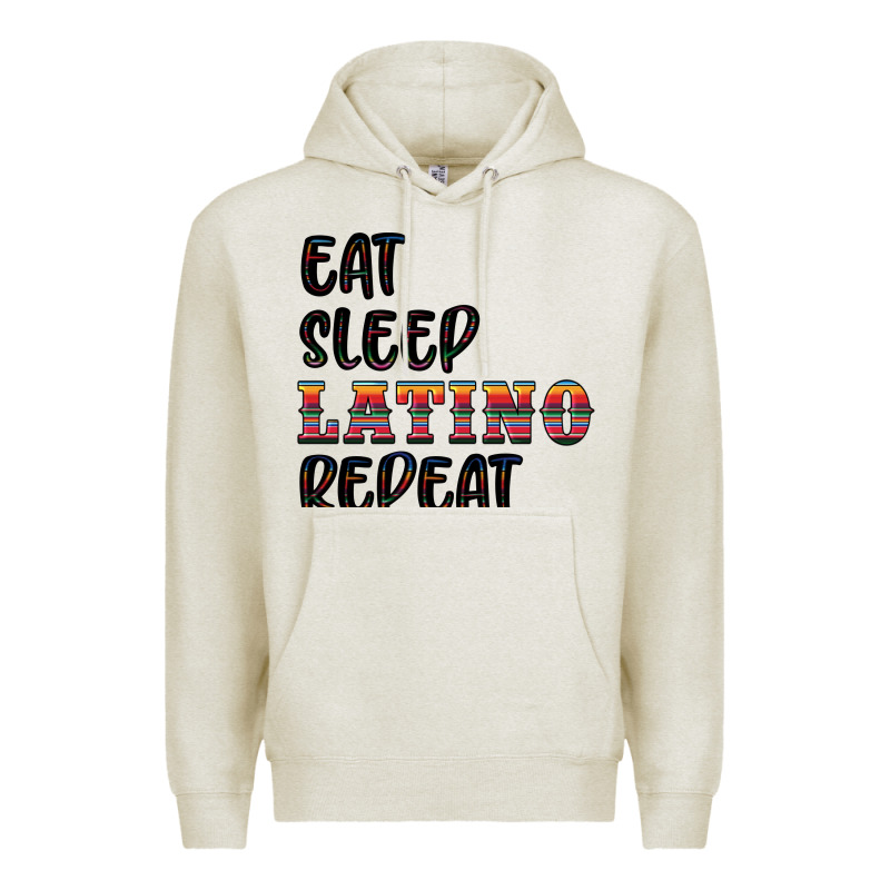 Eat Sleep Latino Repeat Premium Hoodie by BundleAndBundleShop | Teevron