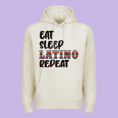 Eat Sleep Latino Repeat Premium Hoodie Designed By Bundleandbundleshop