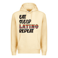 Pina Colada eat sleep latino repeat Premium Hoodie - BundleAndBundleShop