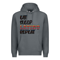 Rock eat sleep latino repeat Premium Hoodie - BundleAndBundleShop