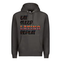 Smoke eat sleep latino repeat Premium Hoodie - BundleAndBundleShop