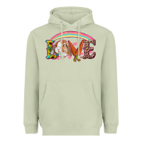 Matcha easter bunny love Heavyweight Hoodie - RanaPortraitStore