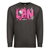 Smoke Breast Cancer LPN Licensed Practical Nurse Premium Sweatshirt - texasbilliewilder