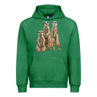 Emerald 3 meerkat Urban Hoodie - LillyAllenDesigns