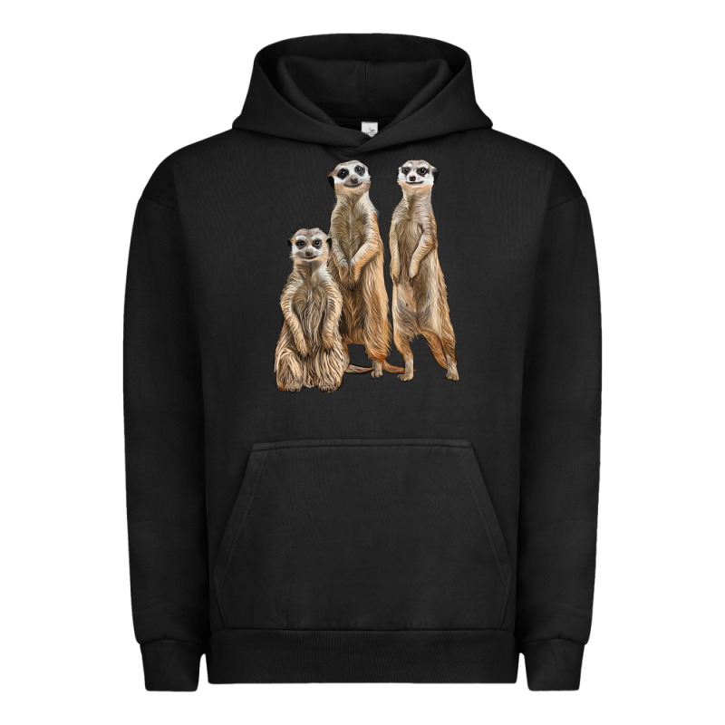 3 Meerkat Urban Hoodie by LillyAllenDesigns | Teevron