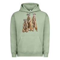 Pigment Oil Green 3 meerkat Urban Hoodie - LillyAllenDesigns