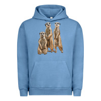 Pigment Pebble Blue 3 meerkat Urban Hoodie - LillyAllenDesigns