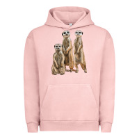 Pigment Salmon 3 meerkat Urban Hoodie - LillyAllenDesigns