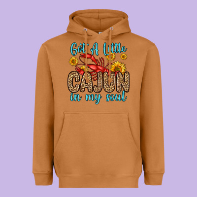 Got A Little Cajun In My Soul Heavyweight Hoodie Designed By Zillion Design Studio