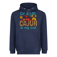 Navy got a little cajun in my soul Heavyweight Hoodie - Zillion Design Studio