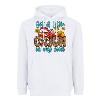 White got a little cajun in my soul Heavyweight Hoodie - Zillion Design Studio