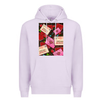 Lilac love letters with roses  air Premium Hoodie - AdoDesignShop