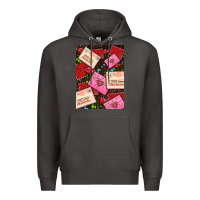 Smoke love letters with roses  air Premium Hoodie - AdoDesignShop