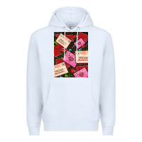 White love letters with roses  air Premium Hoodie - AdoDesignShop