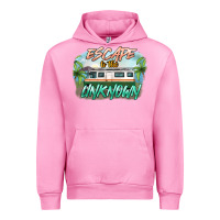 Fuchsia Pink escape to the unknown Urban Hoodie - NancyCooperArtShop