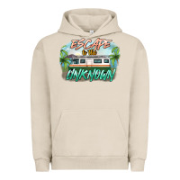 Pigment French Oak escape to the unknown Urban Hoodie - NancyCooperArtShop