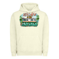 Pigment Pistachio escape to the unknown Urban Hoodie - NancyCooperArtShop