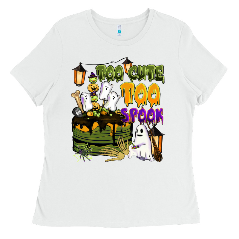 Too Cute Too Spook Ladies Tee by BarkalooDesign | Teevron