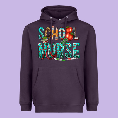 School Nurse Heavyweight Hoodie Designed By Texasbilliewilder