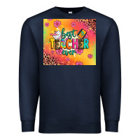 Navy best teacher ever Premium Sweatshirt - Zillion Design Studio